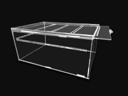 Top-Opening Glued Terrestrial Enclosure: Mini | S | M