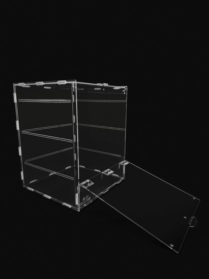 Front-Opening Acrylic Enclosure: Mini | S | M | L
