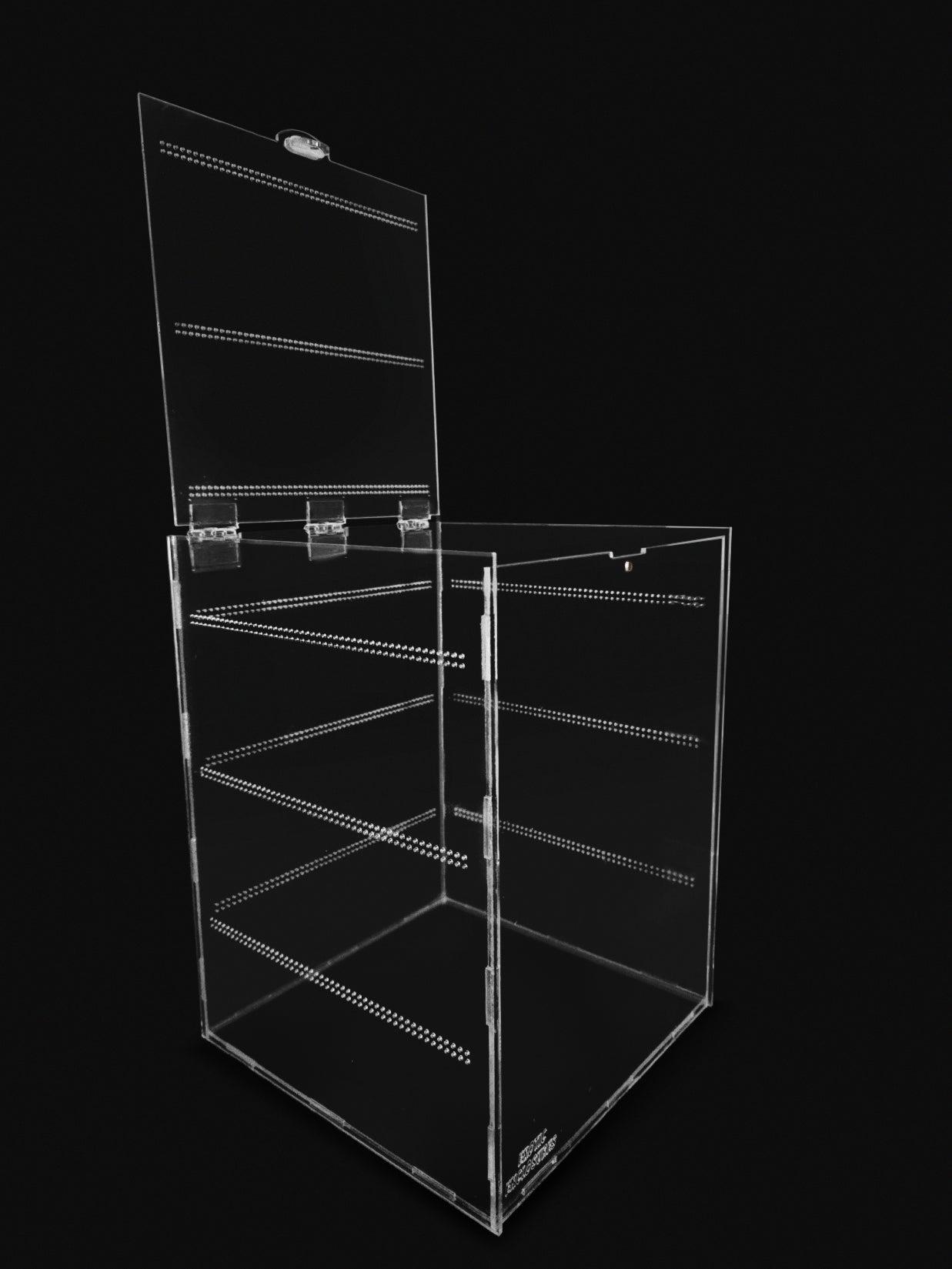Top-Opening Glued Acrylic Enclosure: Mini | S | M | L
