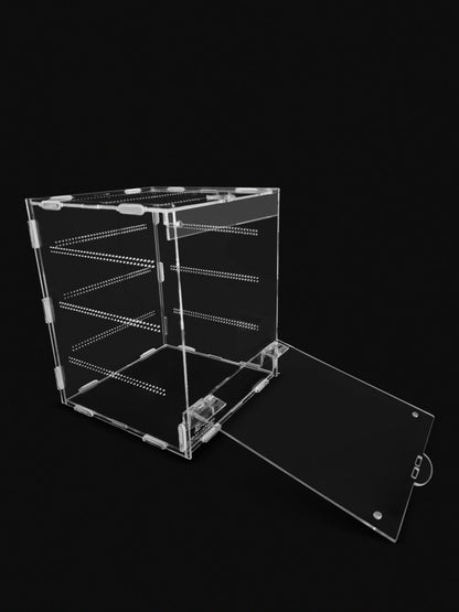 Front-Opening Acrylic Enclosure: Mini | S | M | L